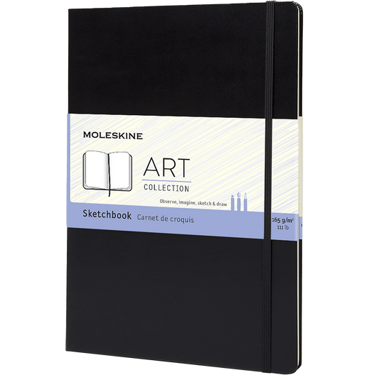 NB Art A4 Hard Black Sketchbook