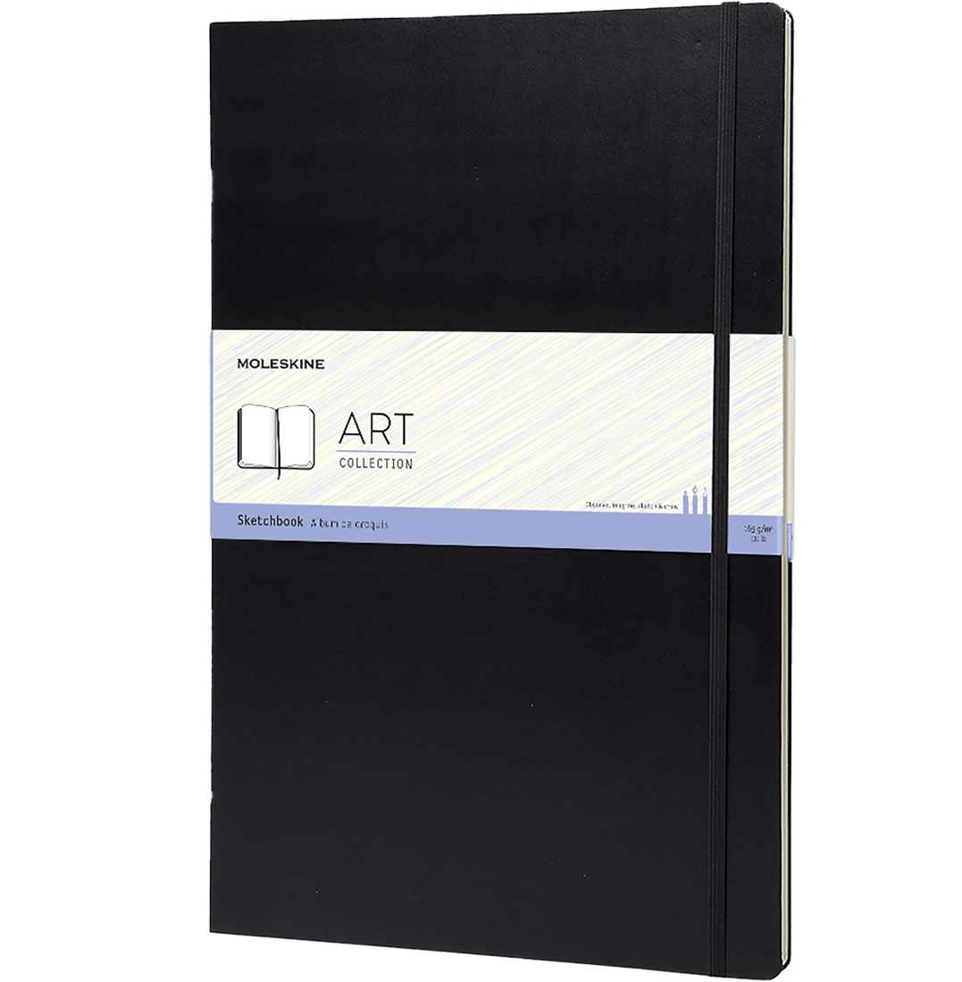 NB Art A3 Hard Black Sketchbook
