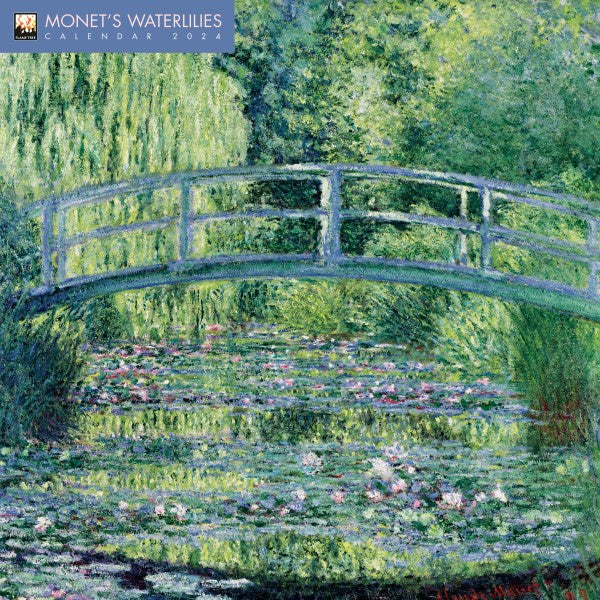 CA Monet's Waterlilies Wall CalendarCAL2024-023