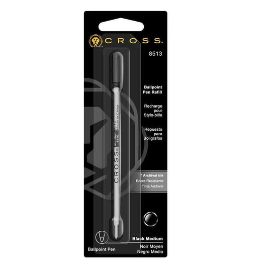 RE Cross Ballpoint Med Black8513