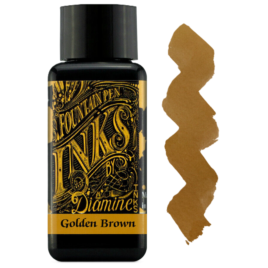 IK Diamine FP Ink 30ml Golden Brown