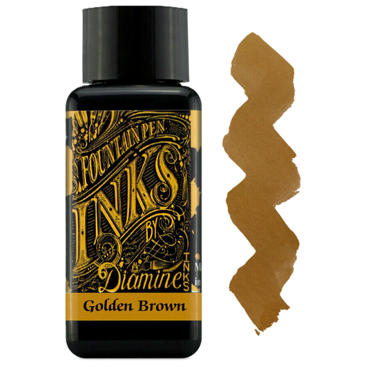 IK Diamine FP Ink 30ml Golden Brown