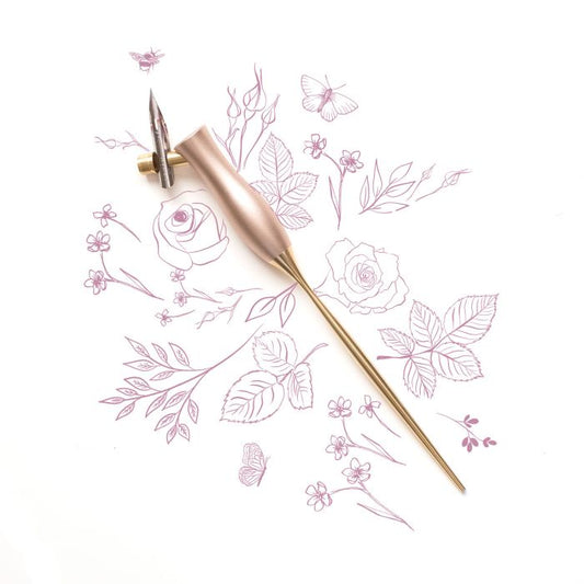 PN Bloom - Oblique - *with Leonardt G nib Peony