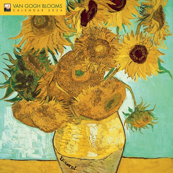 CA Van Gogh Blooms Wall CalendarCAL2024-024