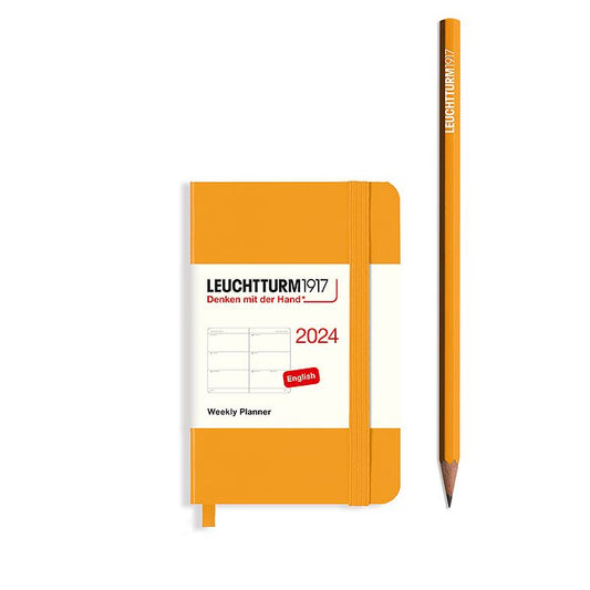 XDI Rising Sun, Weekly Planner Mini (A7) 2024, English